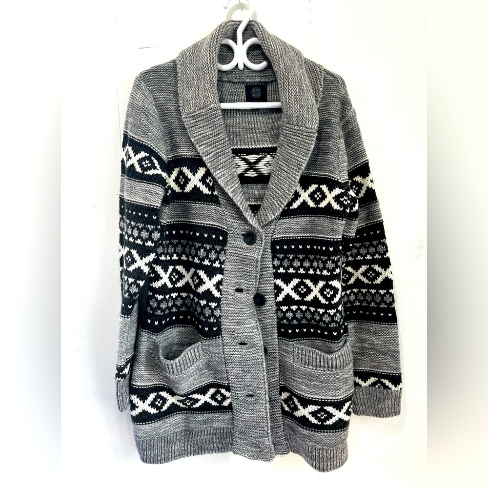 Sansara Gray Nordic Wool Blend Knit